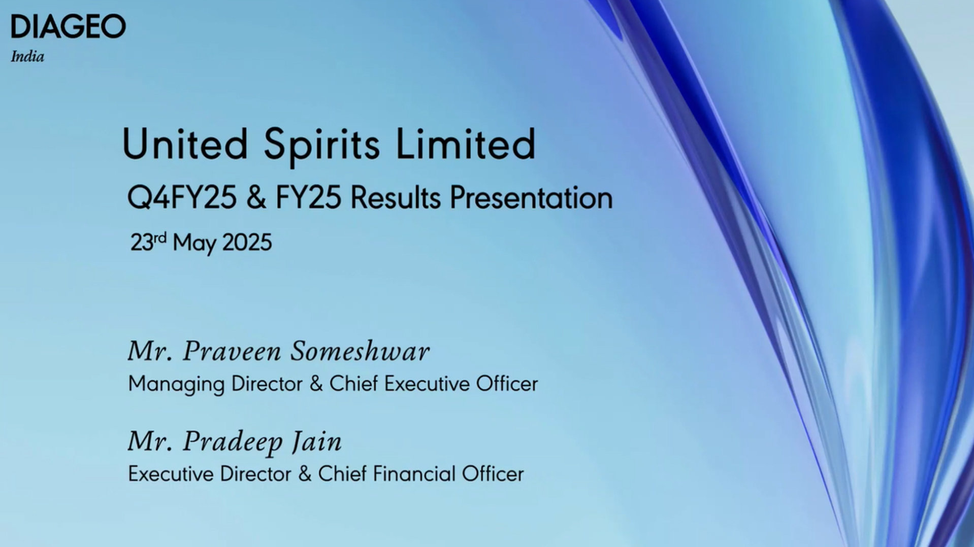 FY25 Investor Presentation