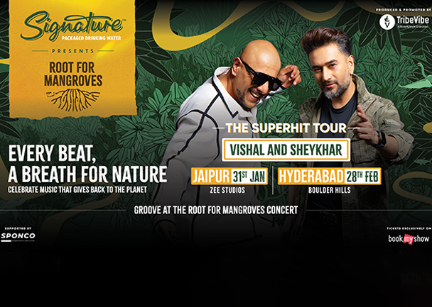 Signature Packaged Drinking Water Brings Music and Climate Action Together with  ‘Root for Mangroves’ in Jaipur